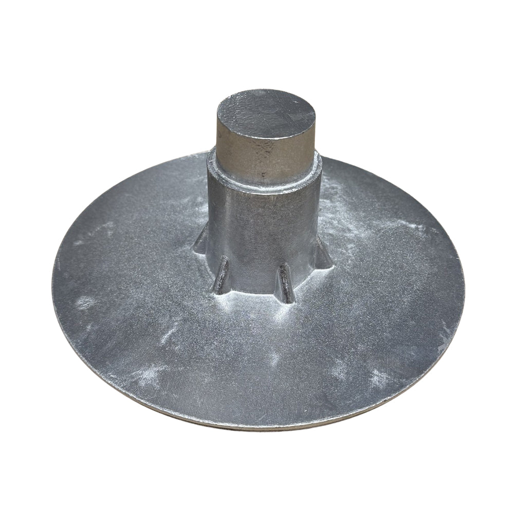 #501WWT  8" Round Weld In Water Tight Pedestal Base