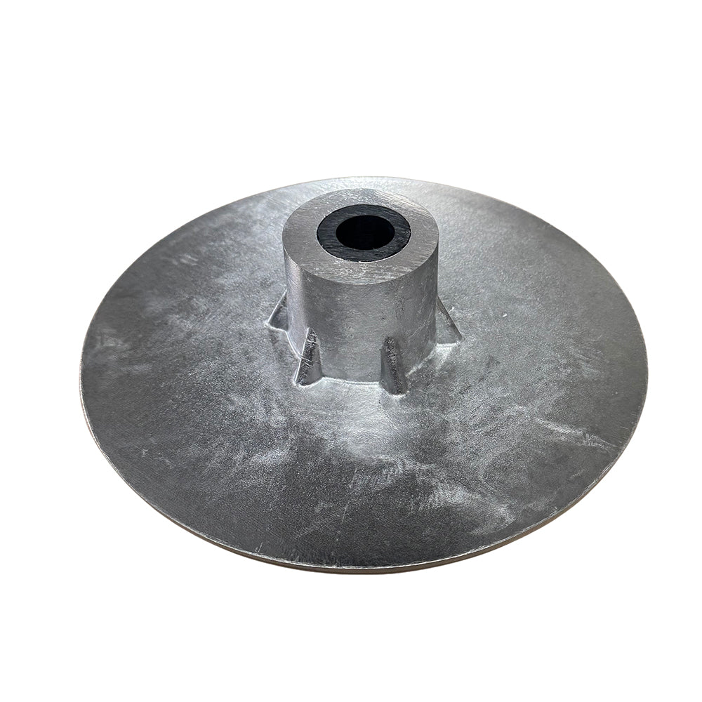 #501WST  8" Weld In Cut Short Round-Flush Pedestal Base