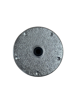 #501WST  8" Weld In Cut Short Round-Flush Pedestal Base