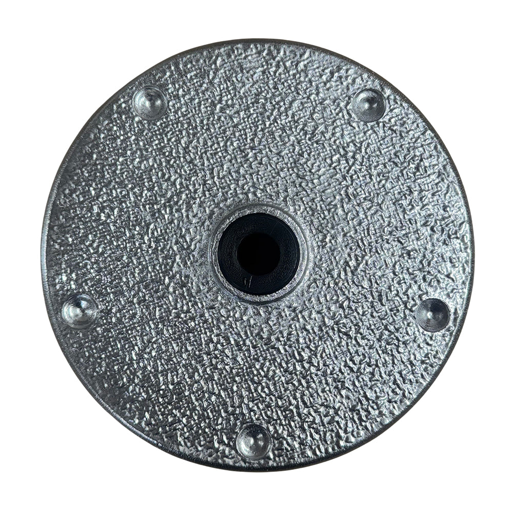 #501WST  8" Weld In Cut Short Round-Flush Pedestal Base