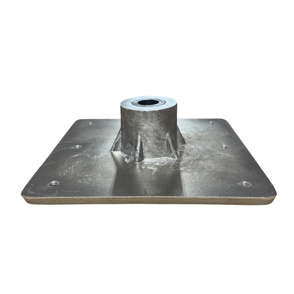 #502 BST 7" Square Bolt In Pedestal Base Cut Short