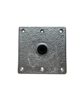 #502BWT 7" Square Bolt In Water Tight Pedestal Base