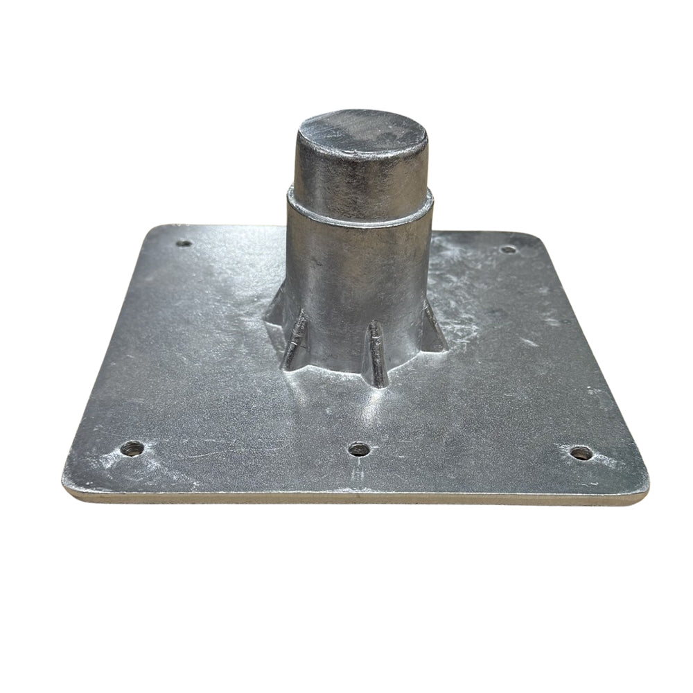 #502BWT 7" Square Bolt In Water Tight Pedestal Base