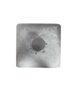 #502WWT 7" Square Weld In Water Tight Pedestal Base