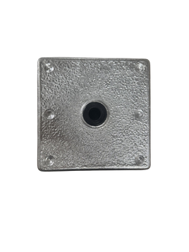 #502WWT 7" Square Weld In Water Tight Pedestal Base