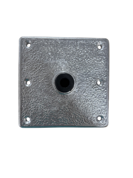 #502 BST 7" Square Bolt In Pedestal Base Cut Short