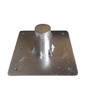 #502BWT 7" Square Bolt In Water Tight Pedestal Base